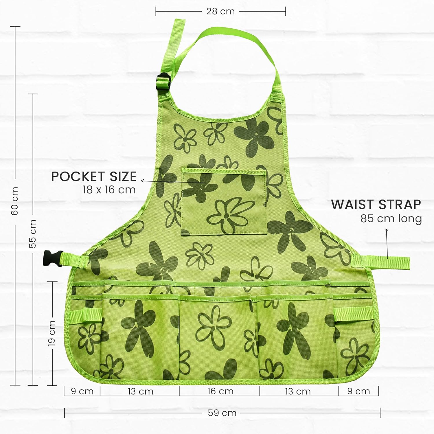 Gardening Tools Apron - Brown