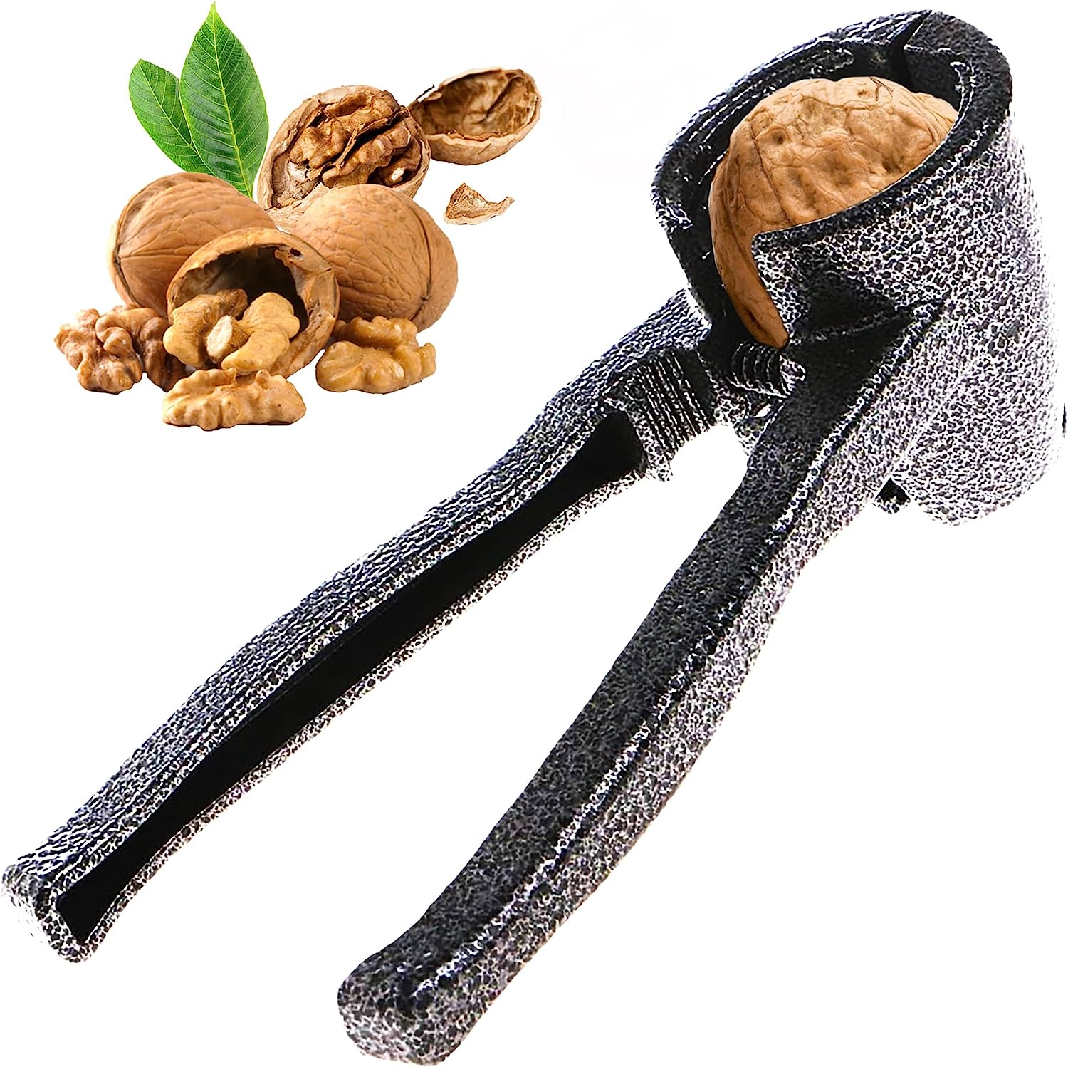 Nutcracker Heavy Duty Stainless Steel Nut Cracker Tool with Non Slip Handle