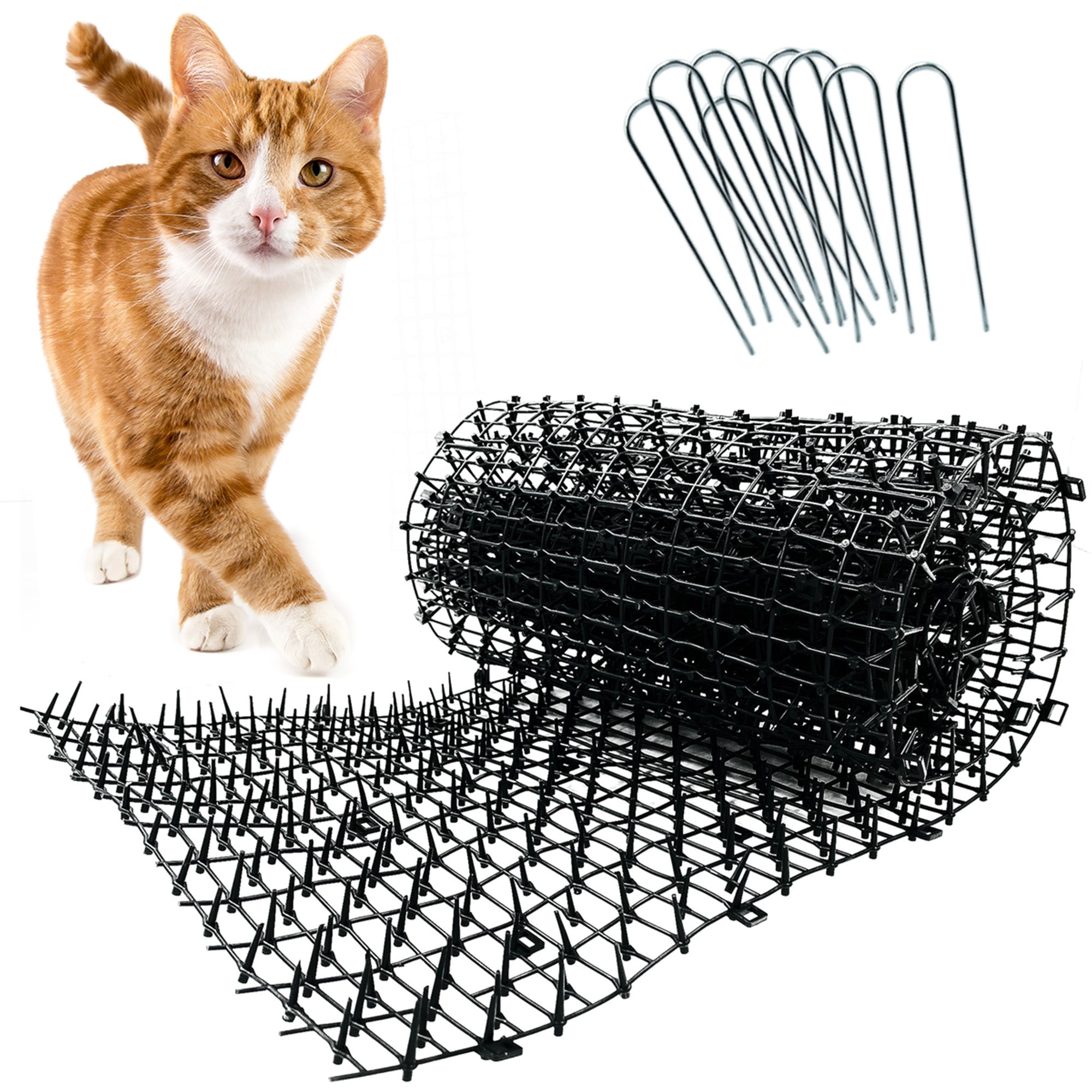 Cat Deterrent Spikes Mat - 2m x 30cm Roll
