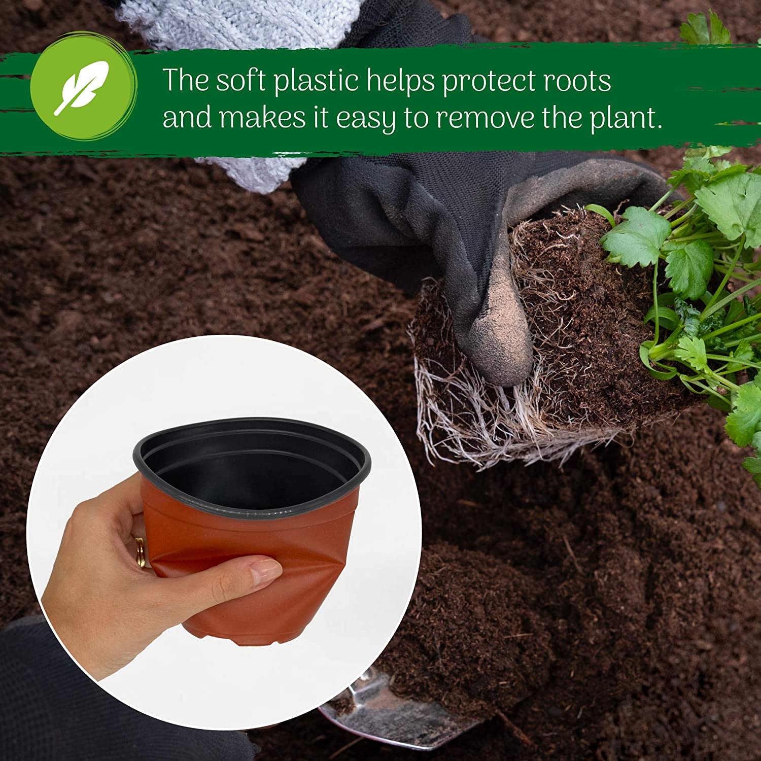 Small Plastic Garden Plant Pots