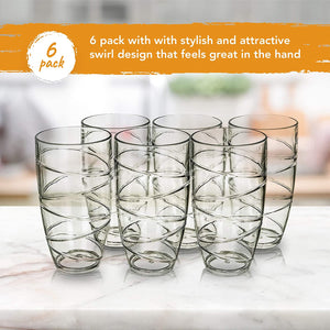 Acrylic Glasses Clear White Background