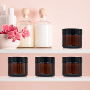 Cosmetic Jar Pink Background