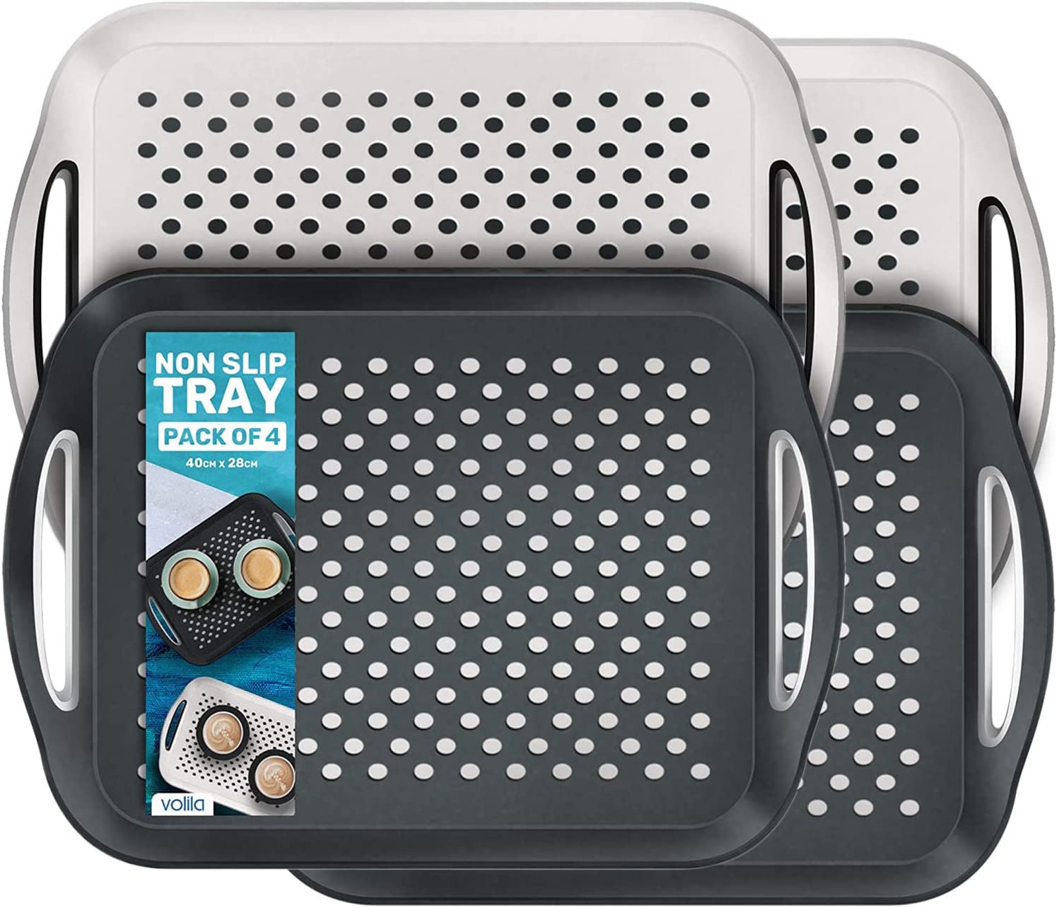 Non Slip Tray 4 Pack Main Image