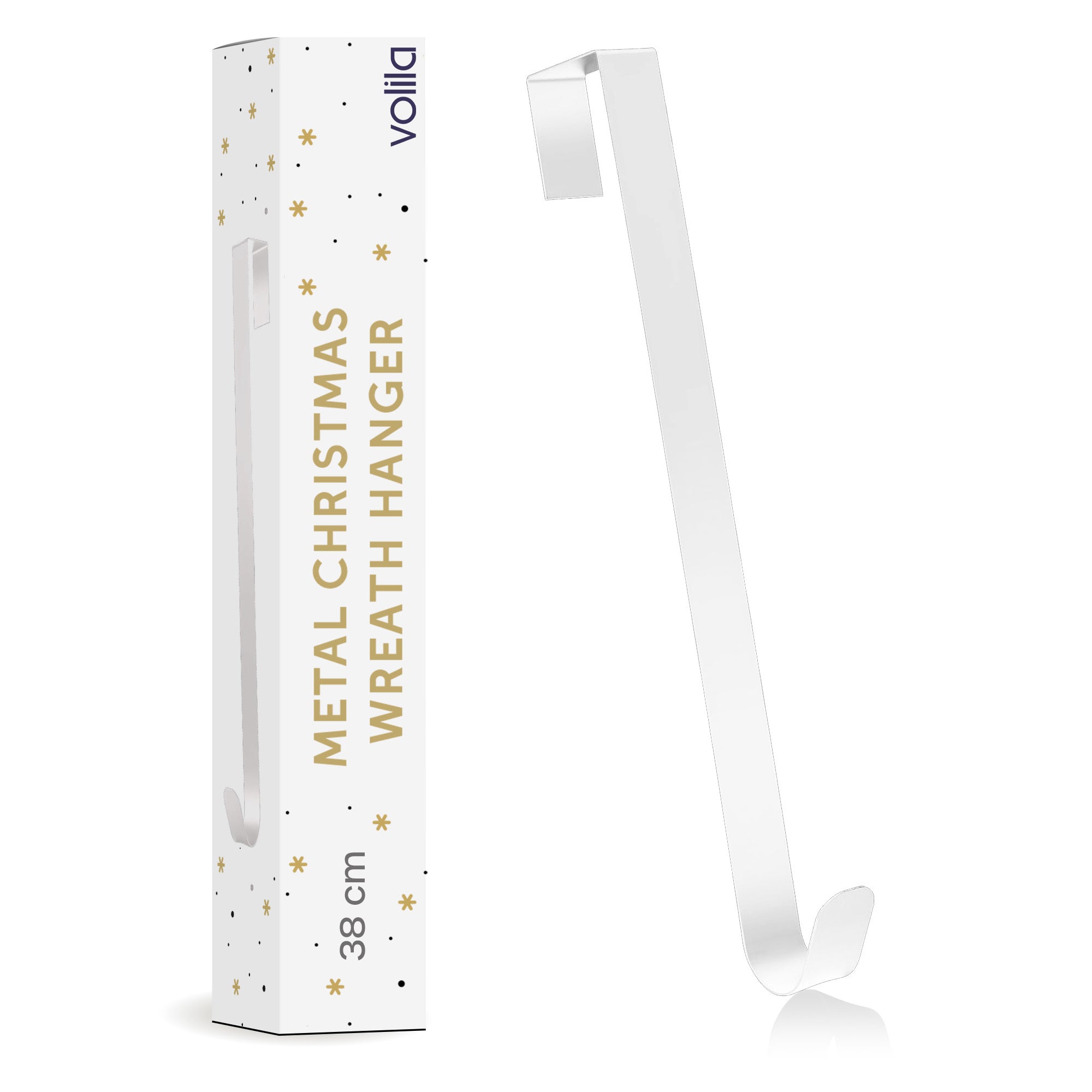 Wreath Hanger White 38cm Main Image