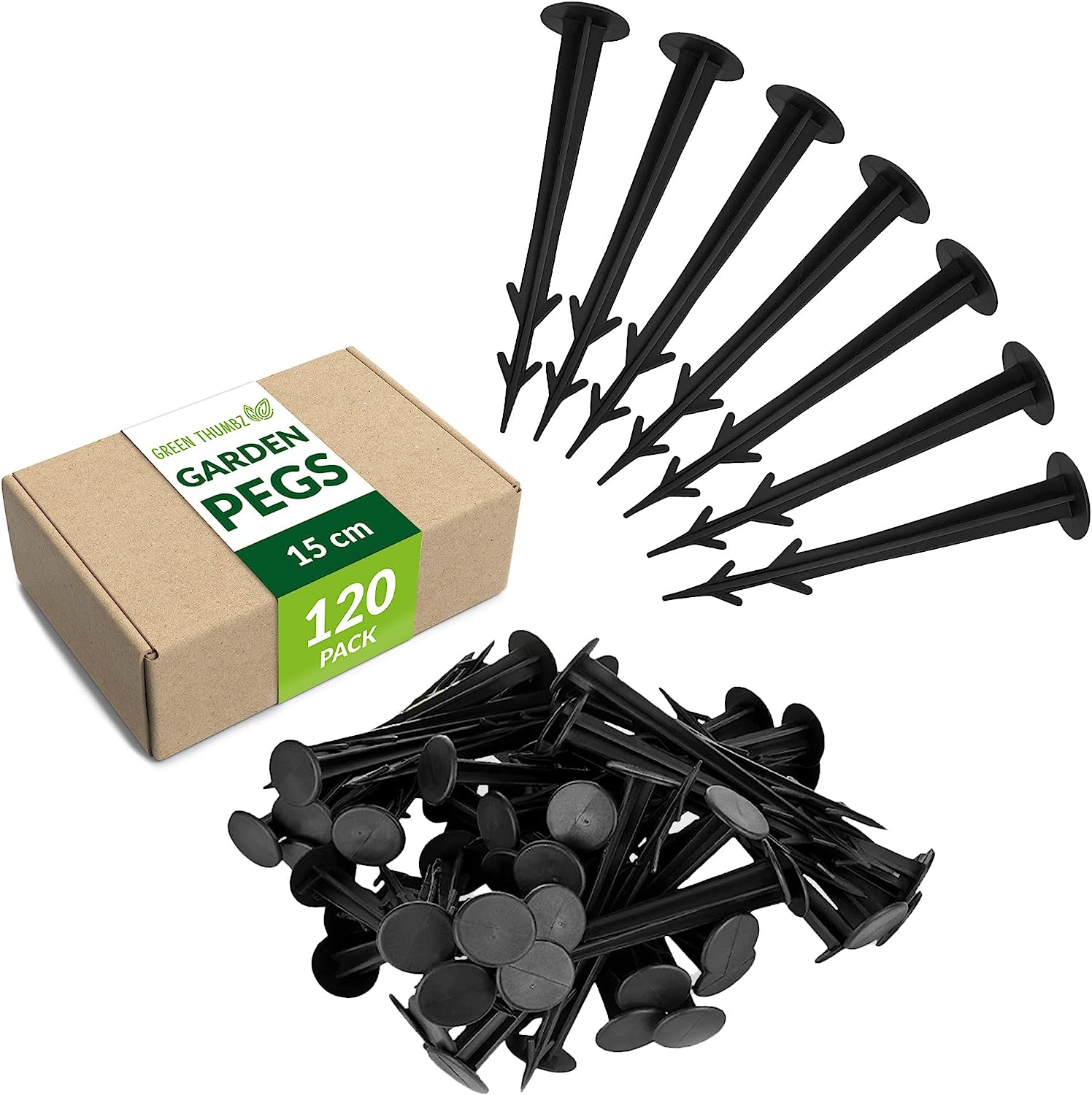 Multipurpose Garden Pegs - 120 Pack