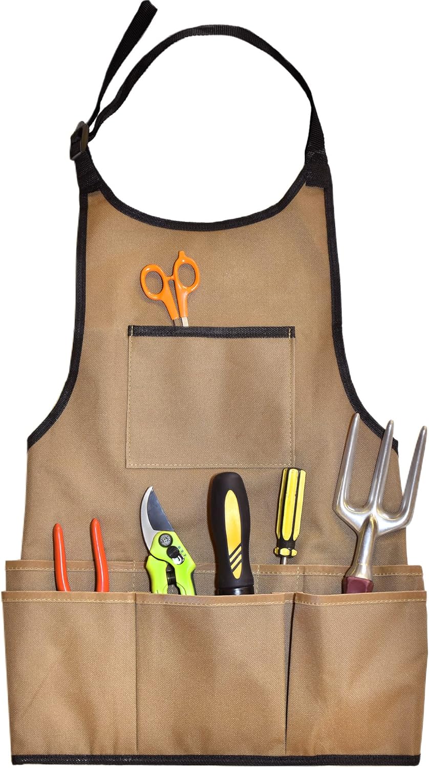 Gardening Tools Apron - Brown
