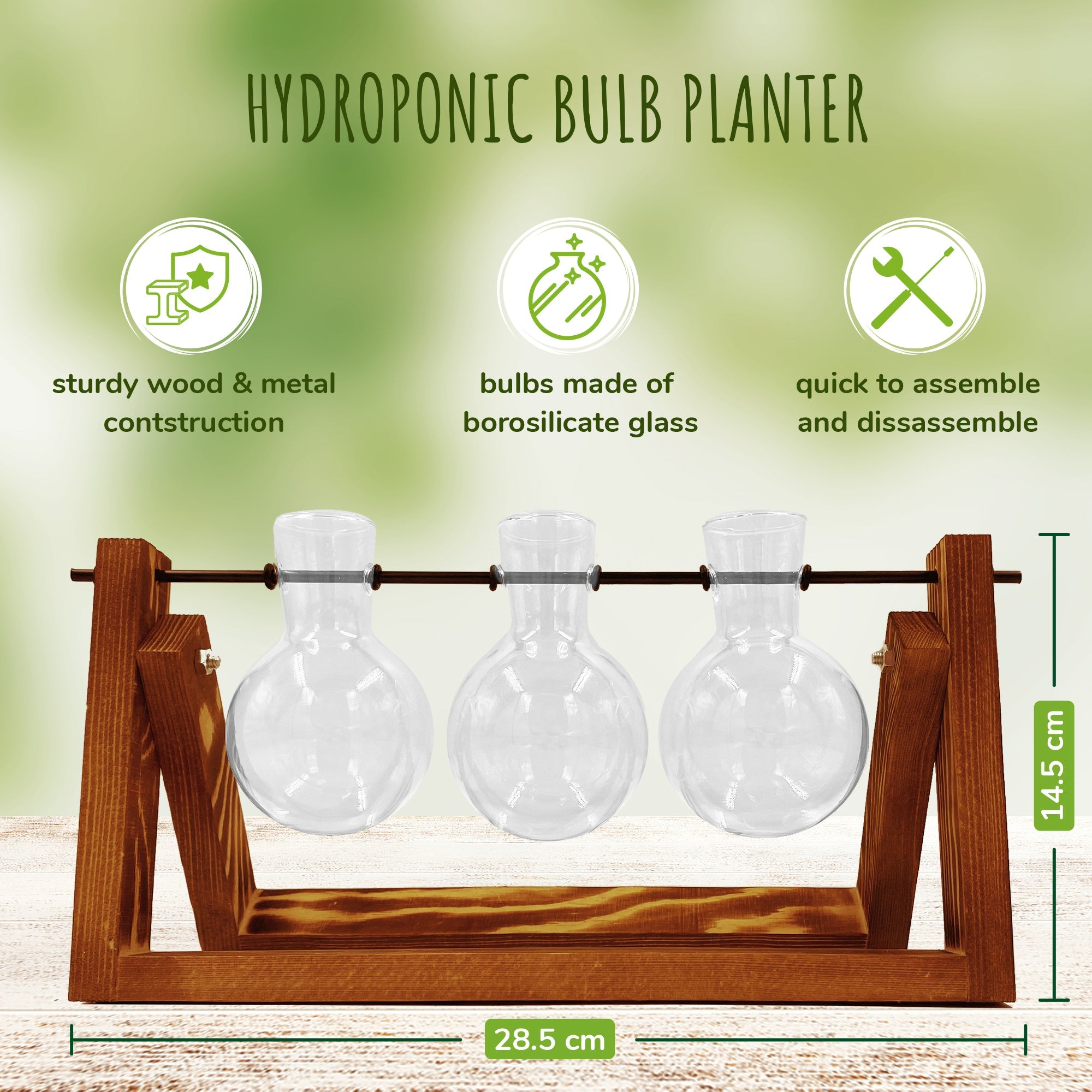 Bulb Vase Glass Planters