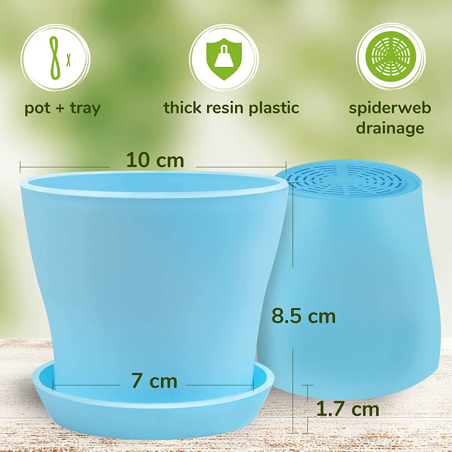 Decorative Round Plant Pots