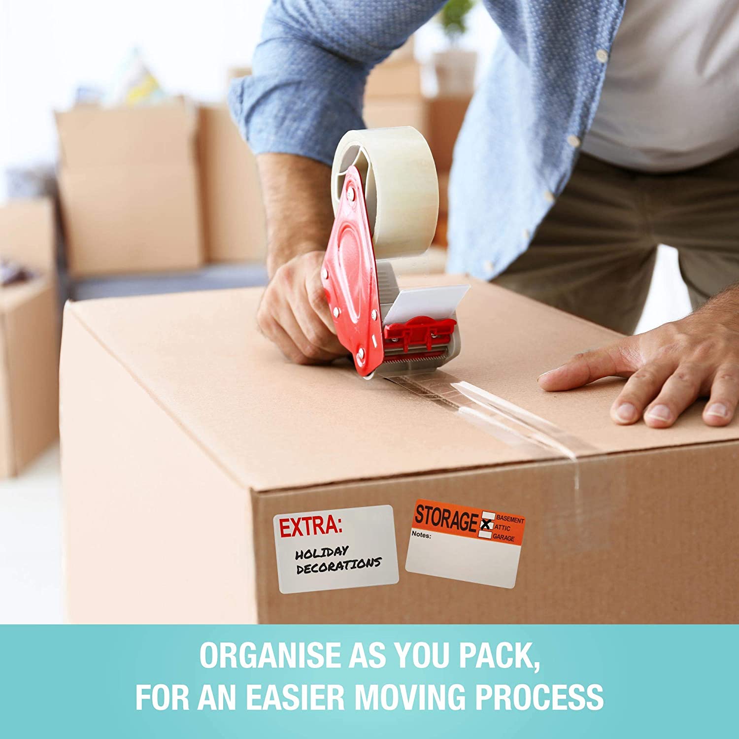 Box Labels Packing