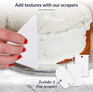 Cake Board with Scraper