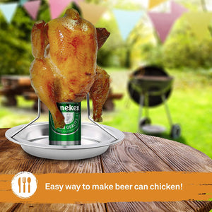 Can Chicken Holder Table Background