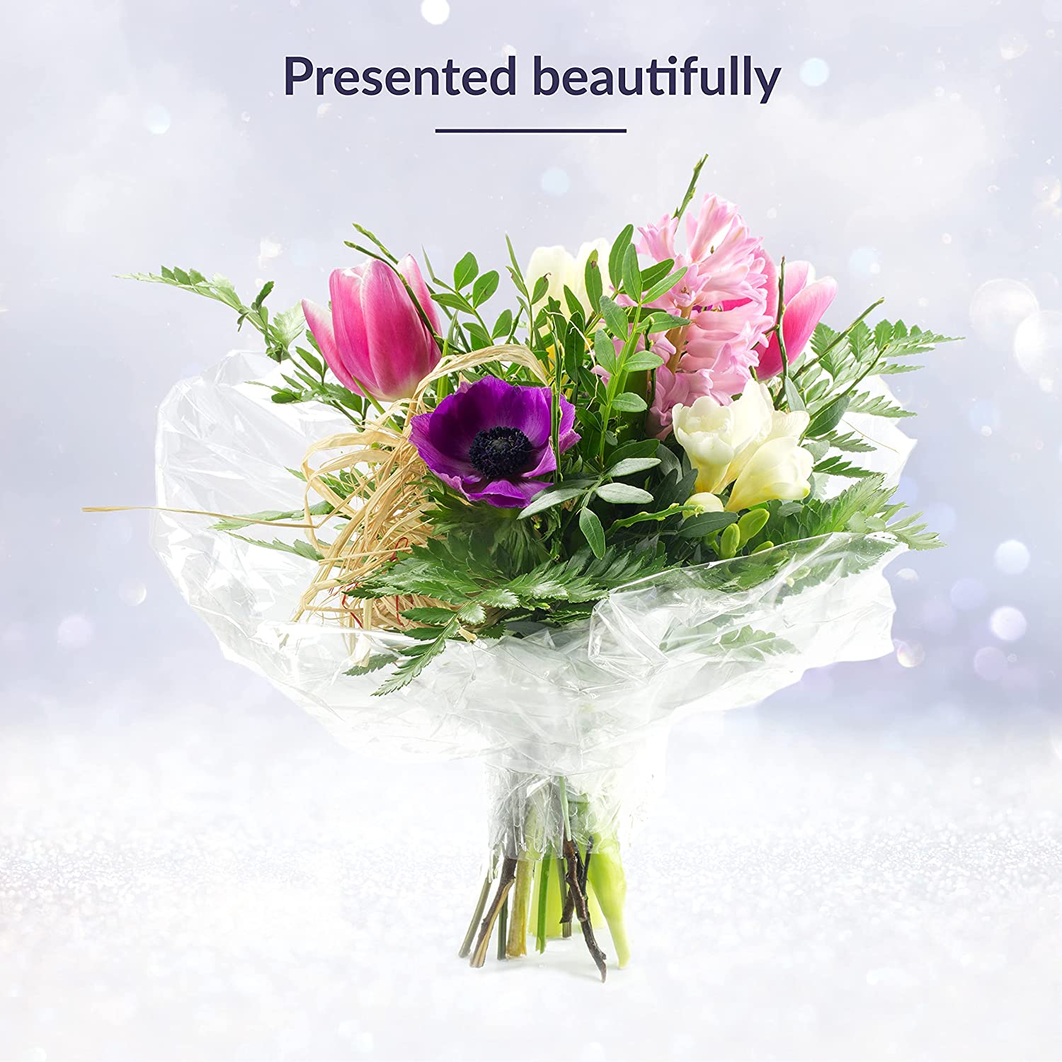 Cellophane Wrap Clear Flower