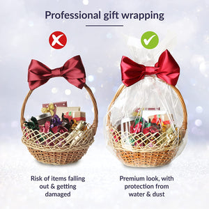 Cellophane Wrap Clear in Basket