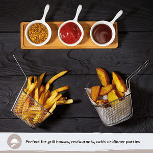 Chip Basket in Table Background