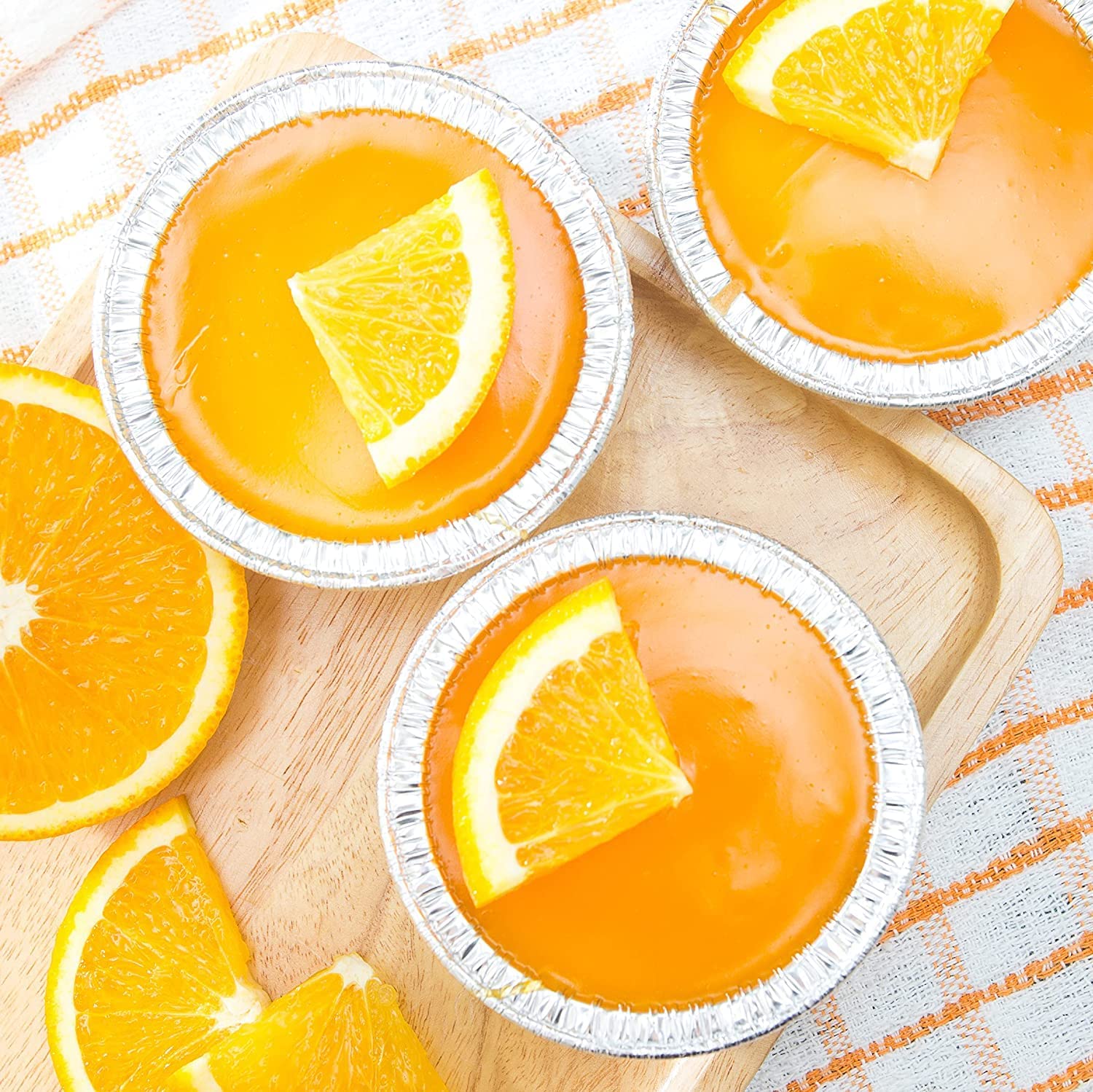 Foil Pie Lifestyle Image with Lemon Pie