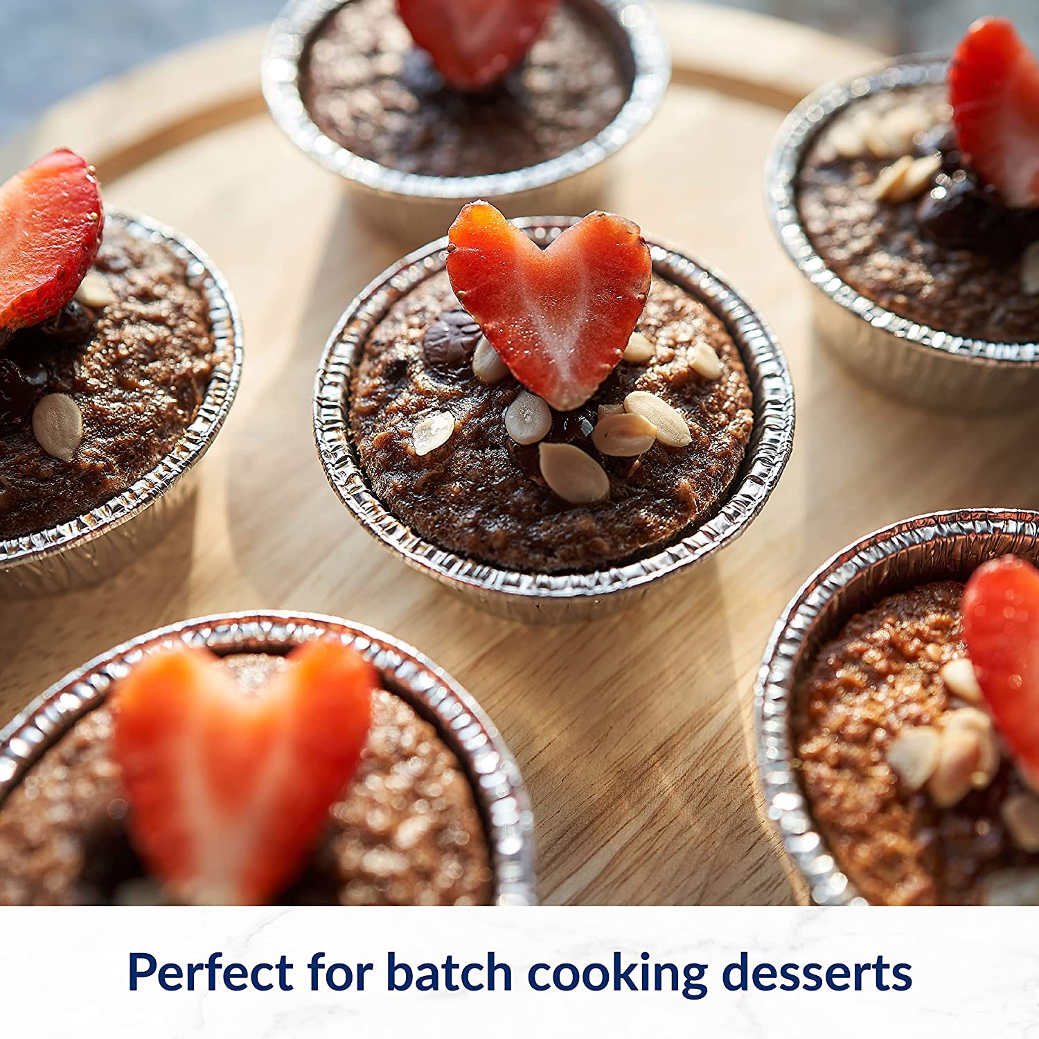 Foil Pudding Lifestyle Image Muffin