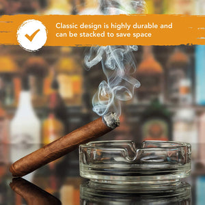 Glass Ash Tray Smoke Background