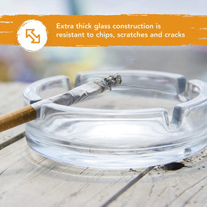 Glass Ash Tray Table Background