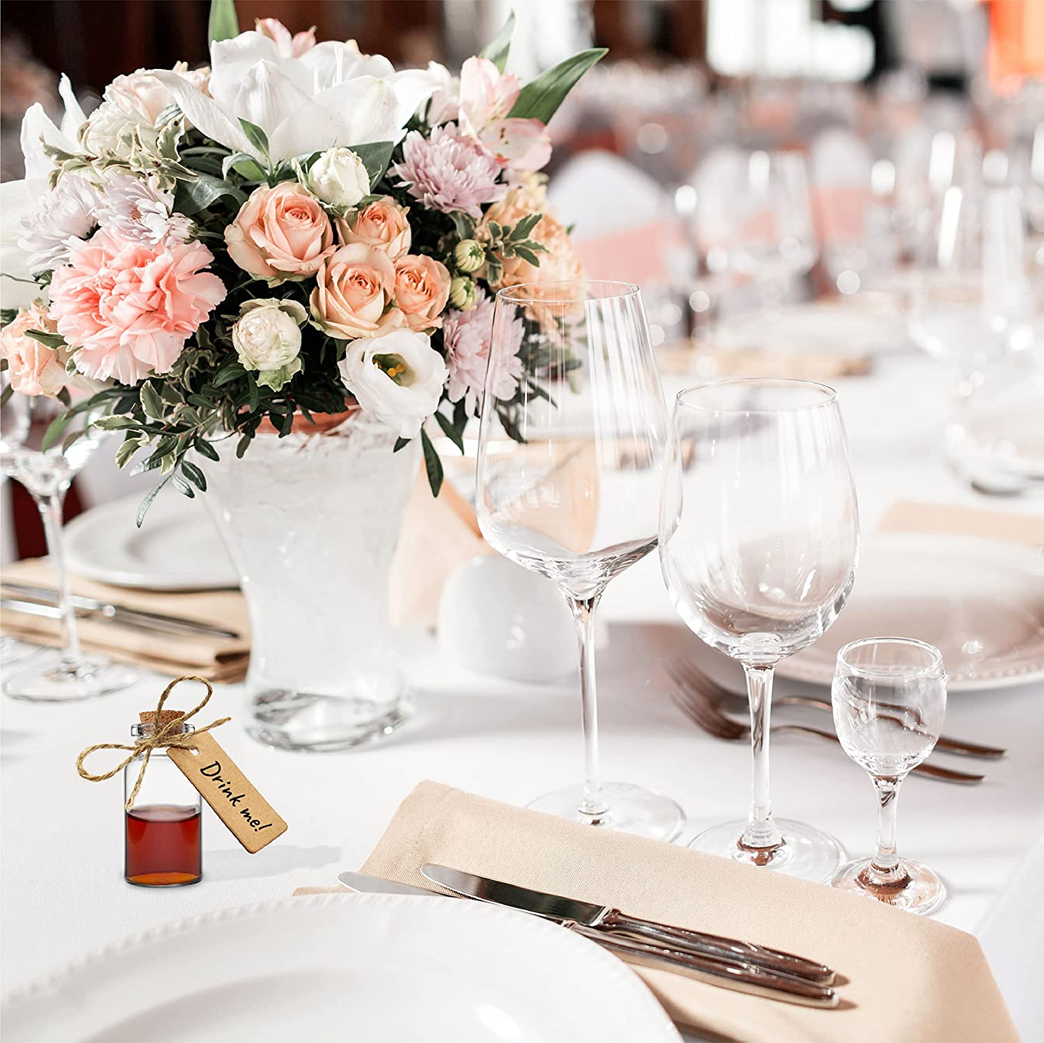 Glass Bottles Wedding