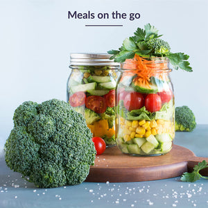 Mason Jar Different Vegies