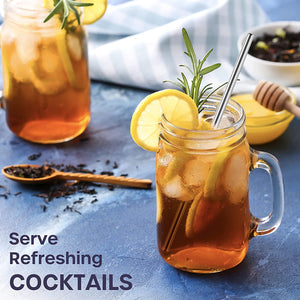 Mason Jars with Cocktails