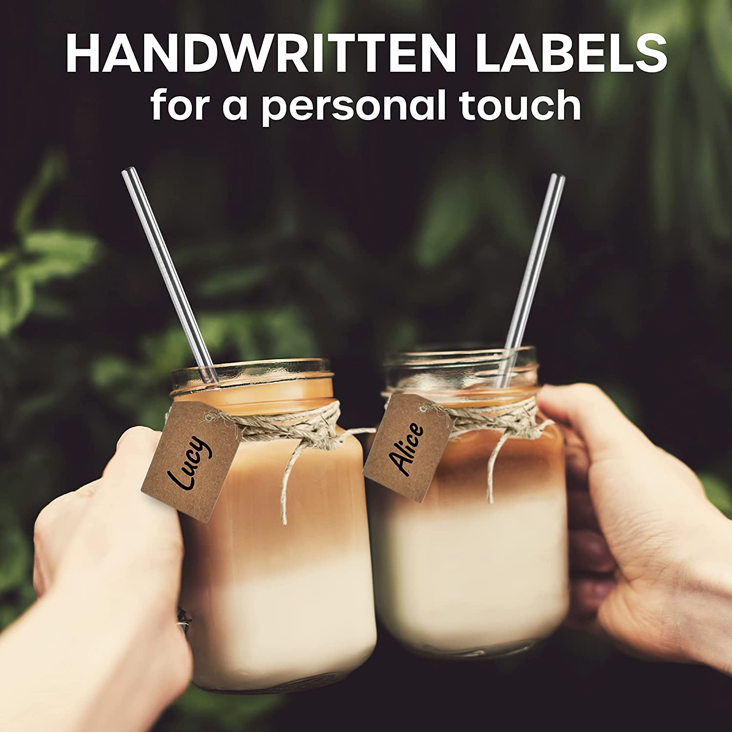 Mason Jars with Coffee