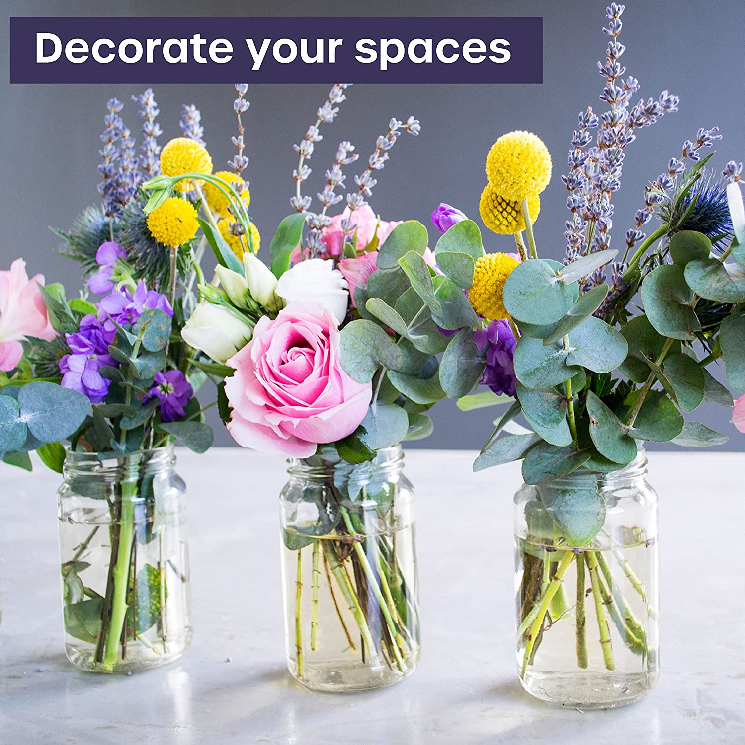 Mason Jar with Flowers