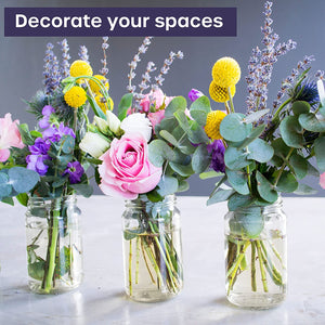 Mason Jar with Flowers