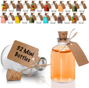 Mini Glass bottles 32Pack Main Image