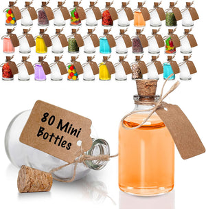 Mini Glass bottles 80Pack Main Image