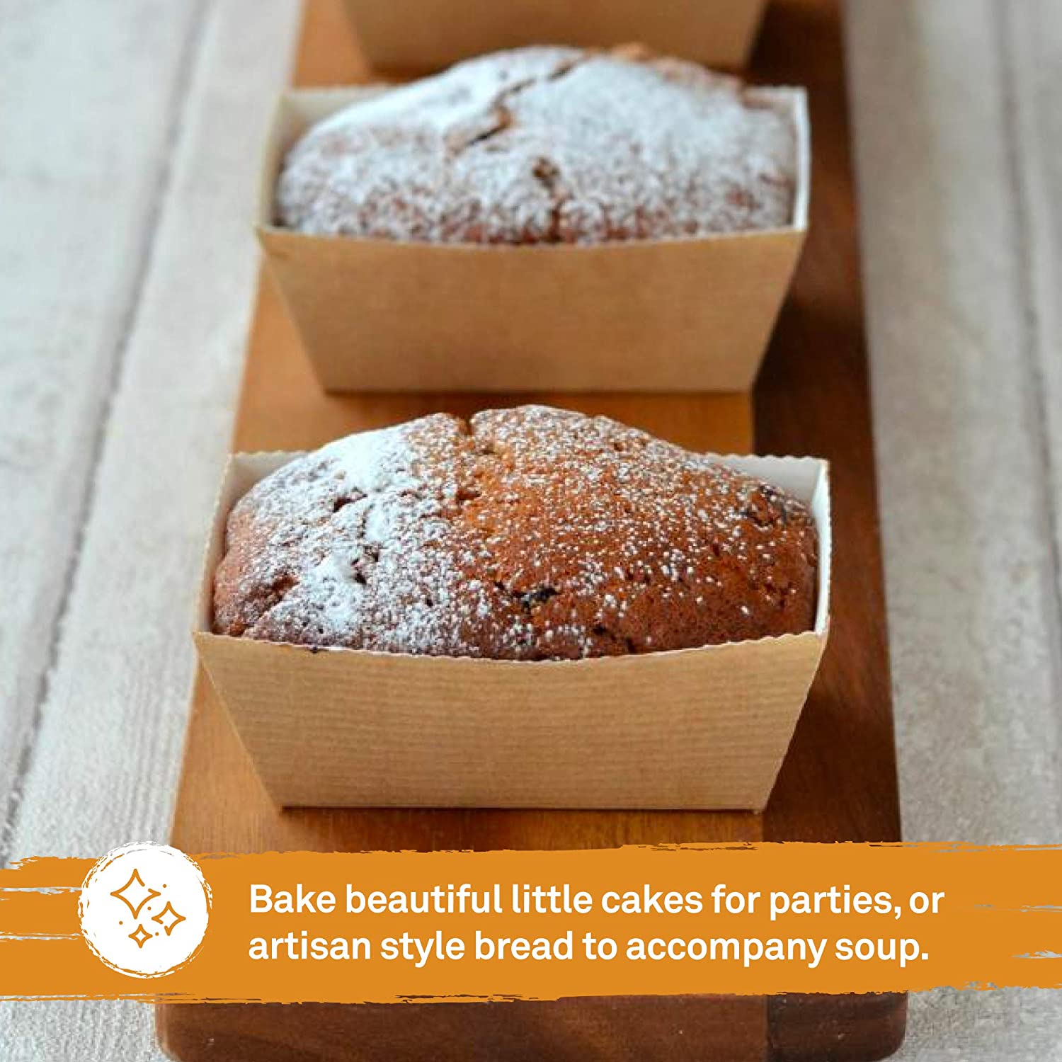 Mini Loaf Case LifestyleI mage Cake loaf