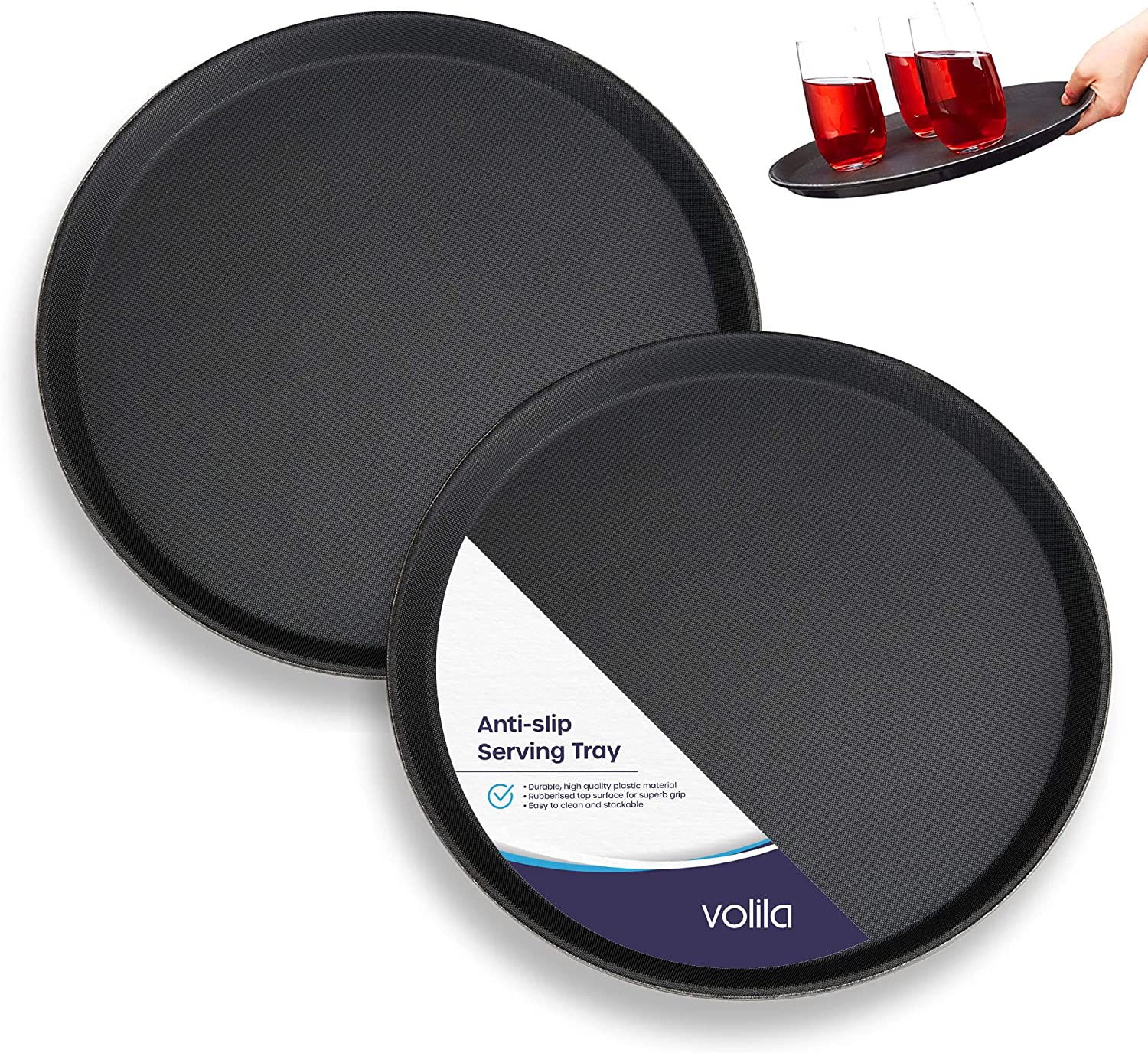 Non Slip Tray 2Pack Main Image