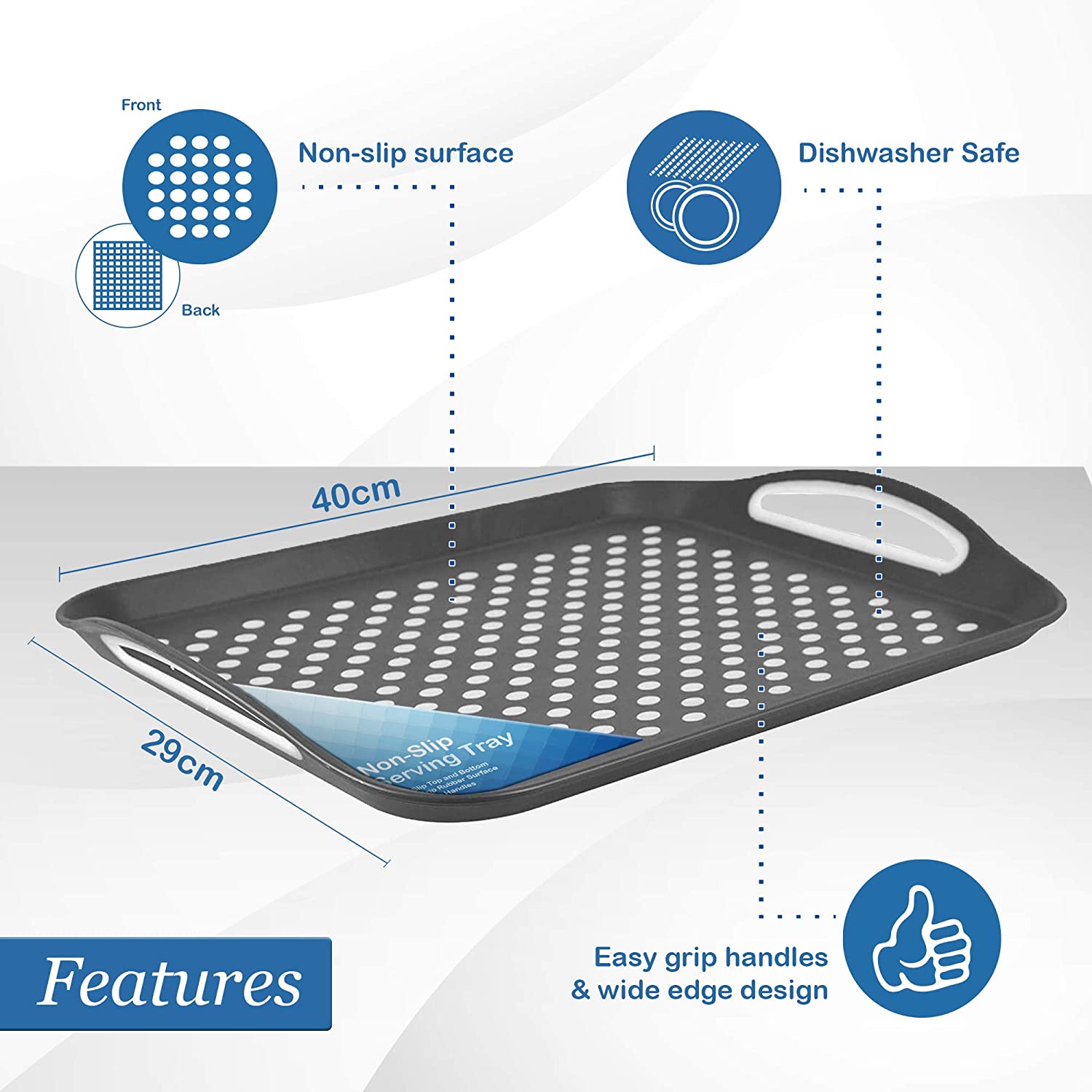 Non Slip Tray Product Features