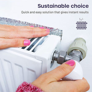 Radiator Foil in Wall Background