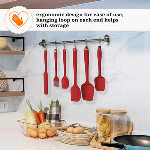 Silicone Spatula Red Lifestyle Image Kitchen