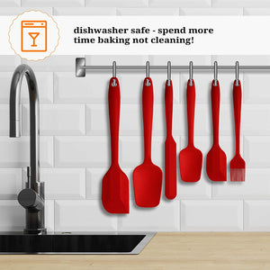 Silicone Spatula Red Lifestyle Image Kitchen Background