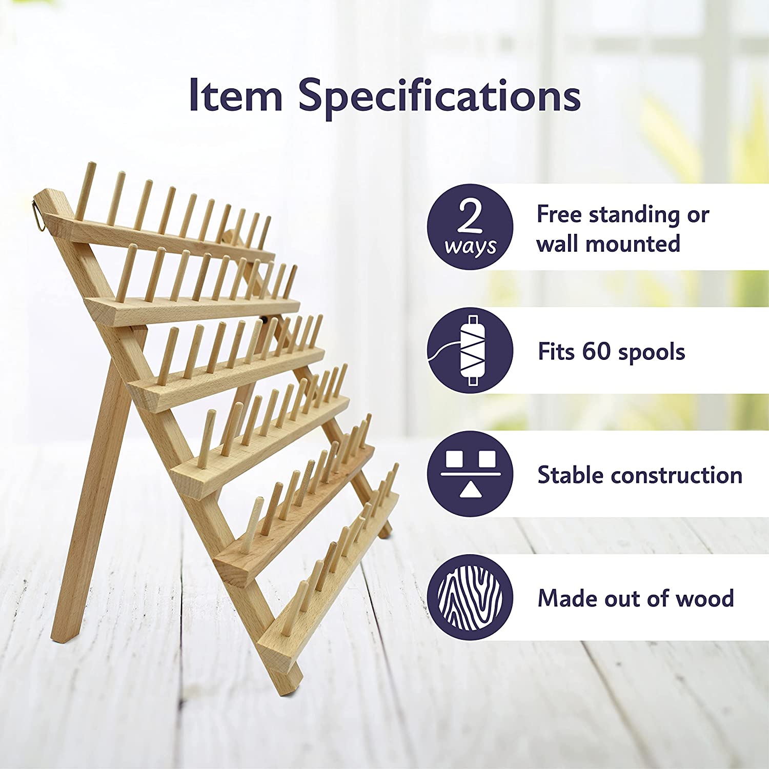 Spools Wooden Product Feature