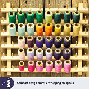 Spools Wooden with Spools