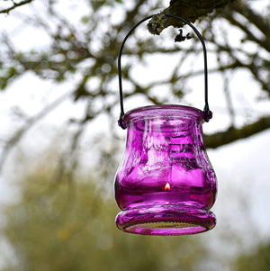 Tealight Glass Colour Outdoor