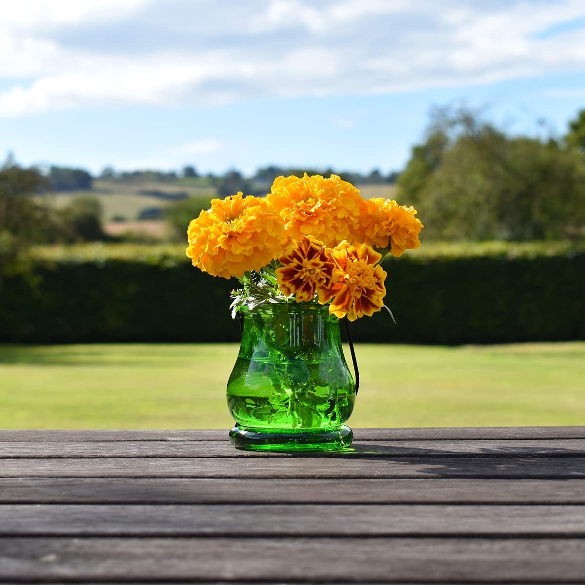 Tealight Glass Colour Table Background