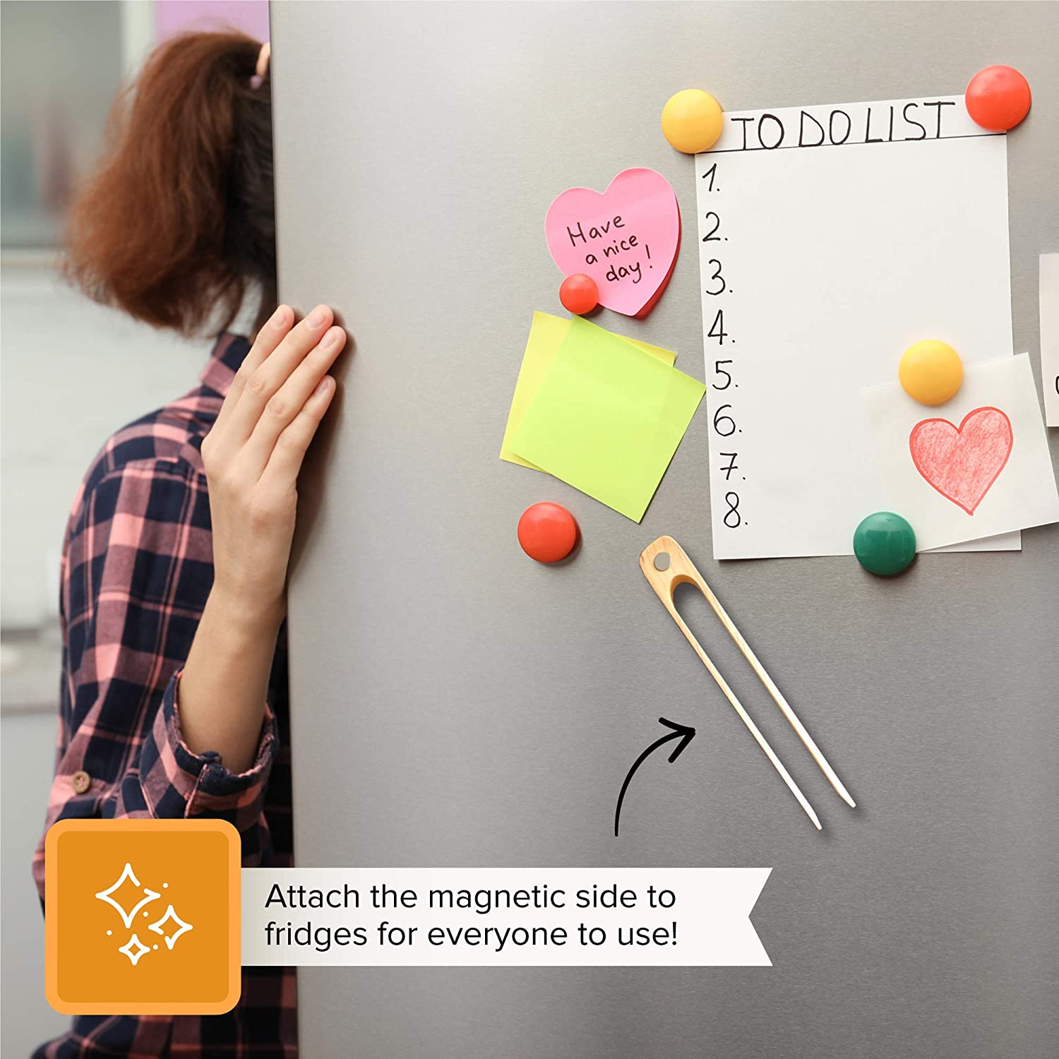 Wooden Tong Refrigerator Background