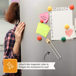 Wooden Tong Refrigerator Background