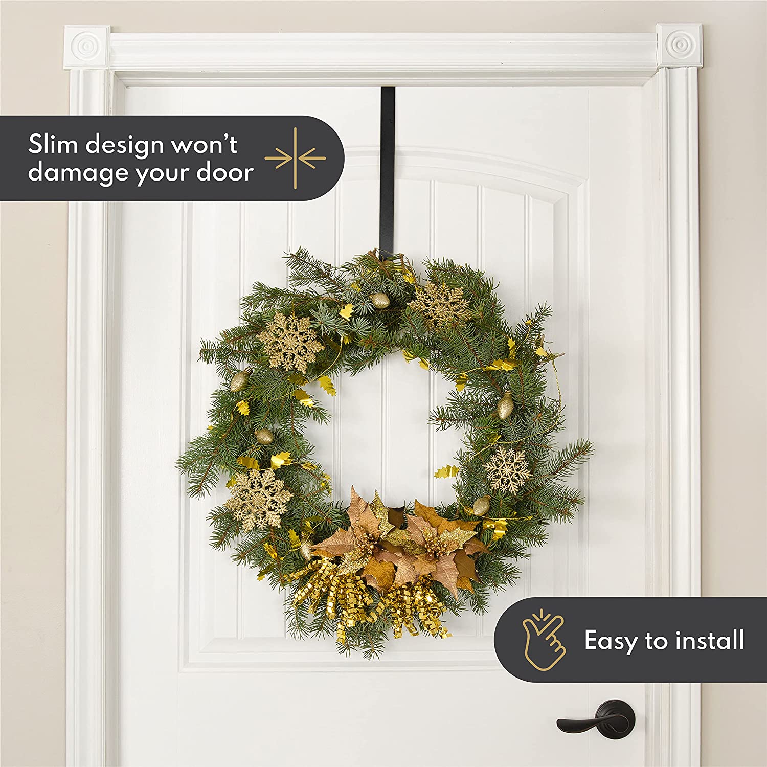 Wreath Hanger Door Background