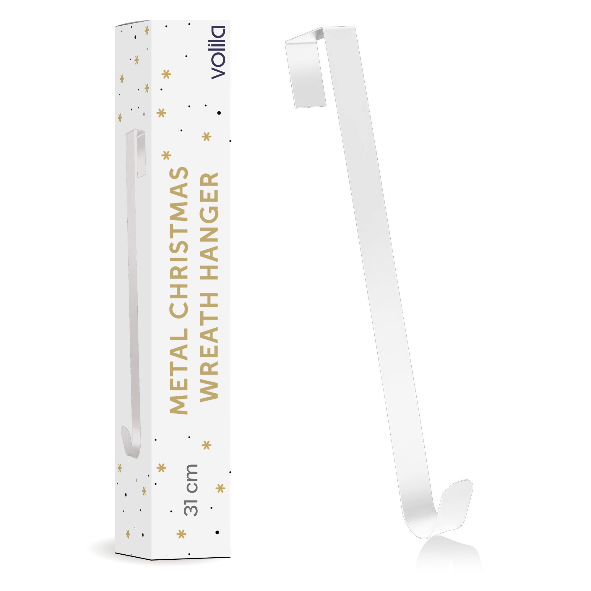 Wreath Hanger White 31cm Main Image