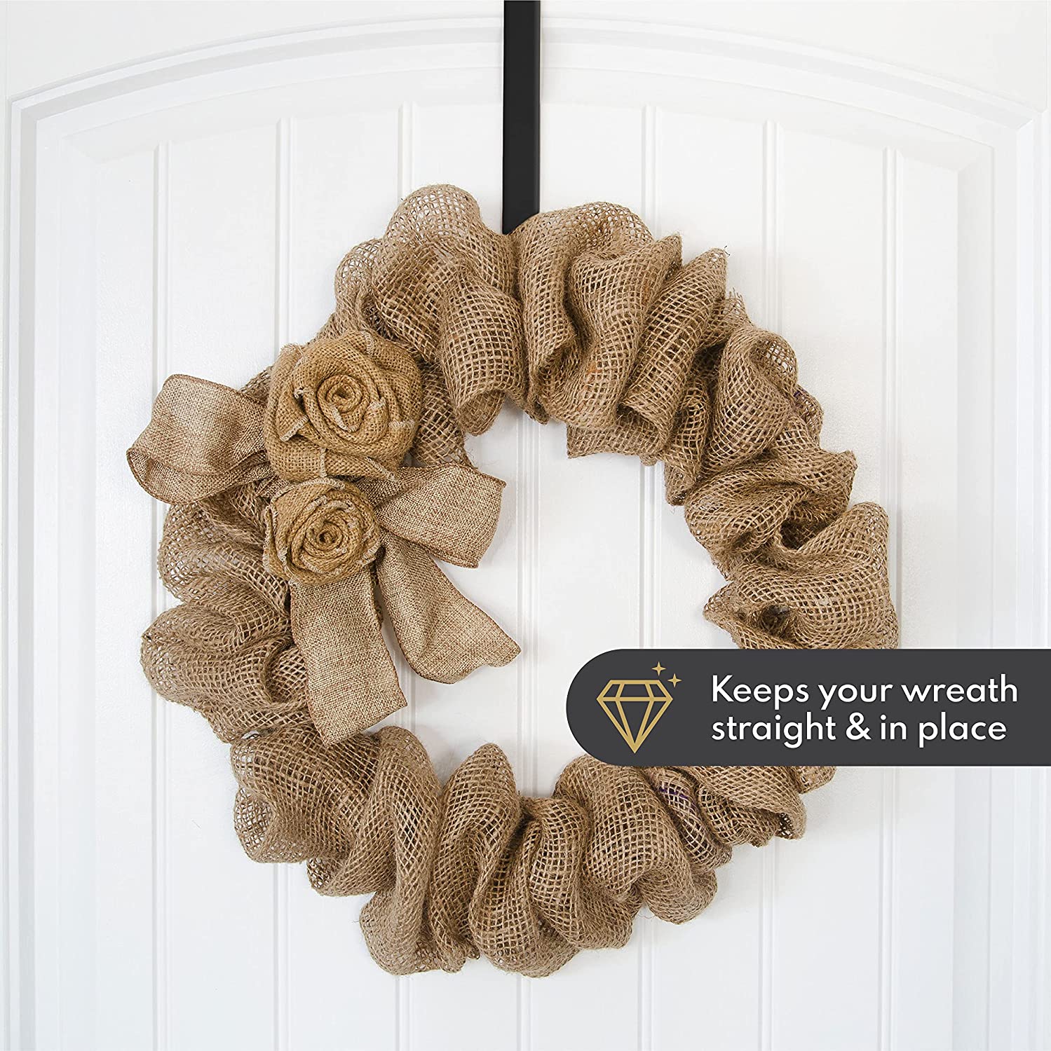 Wreath Hanger White Door