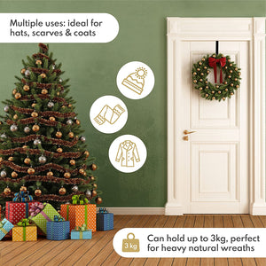 Wreath Hanger with Christmas Tree